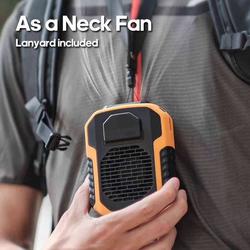 Portable Hanging Neck Waist Fan