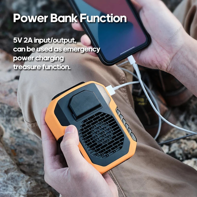 Portable Hanging Neck Waist Fan
