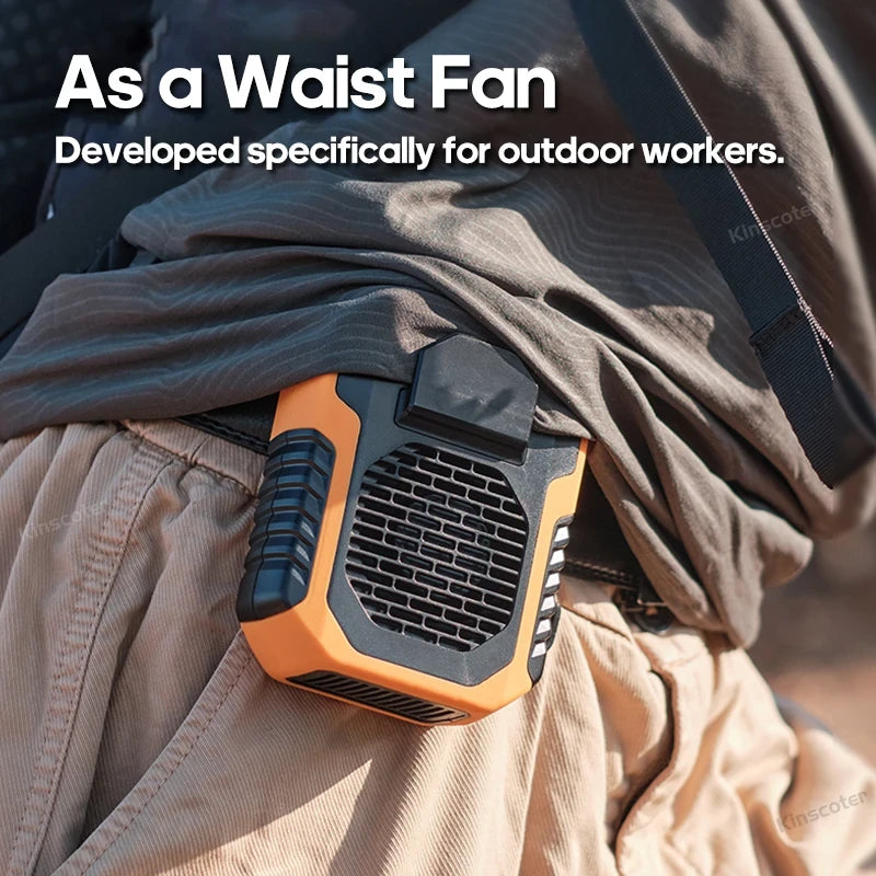 Portable Hanging Neck Waist Fan