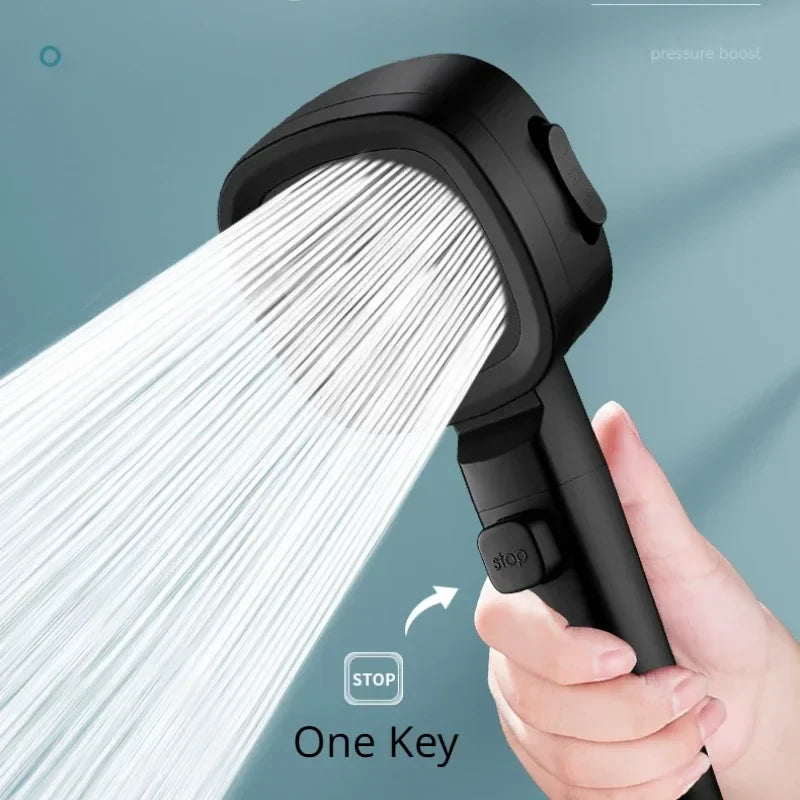 Adjustable Three-Mode Massage Shower Head