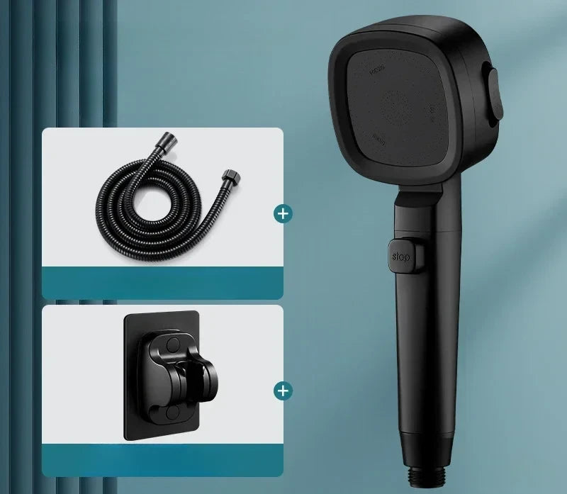 Adjustable Three-Mode Massage Shower Head
