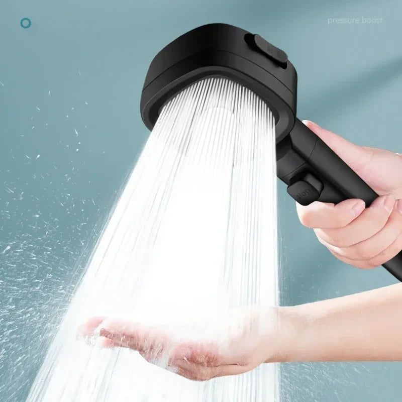 Adjustable Three-Mode Massage Shower Head