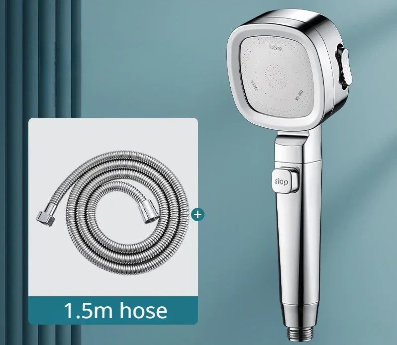 Adjustable Three-Mode Massage Shower Head