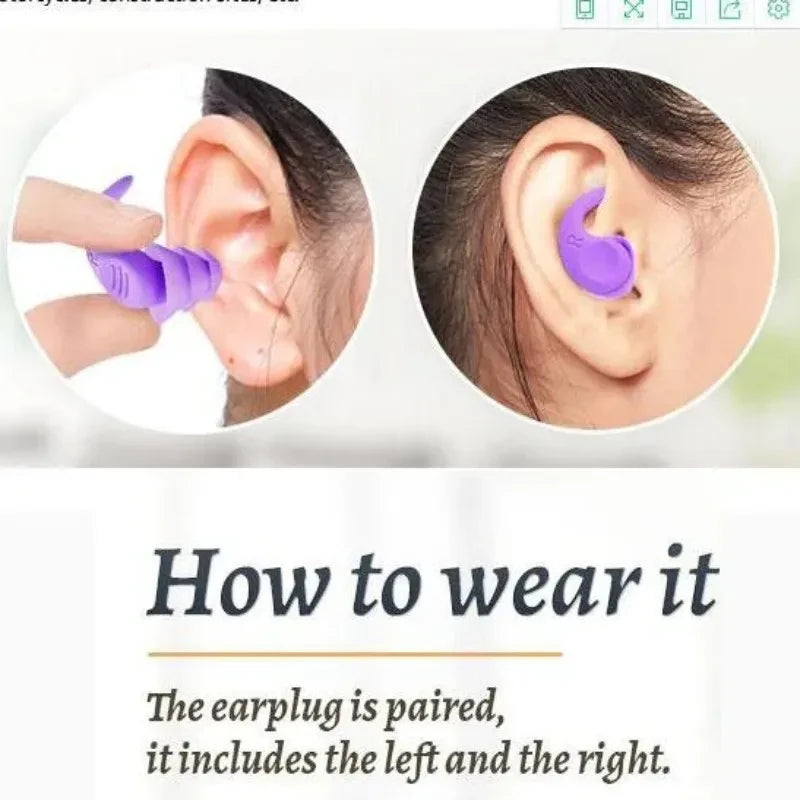 Waterproof Noise Reduction Earplugs